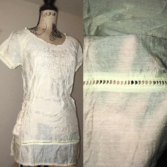 Vintage Inspired Sunshine Summer Lightweight Tunic - Picture 5 of 8